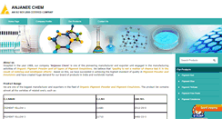 Desktop Screenshot of anjaneechem.com